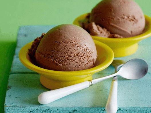 Foto Sorvete de Chocolate em casa