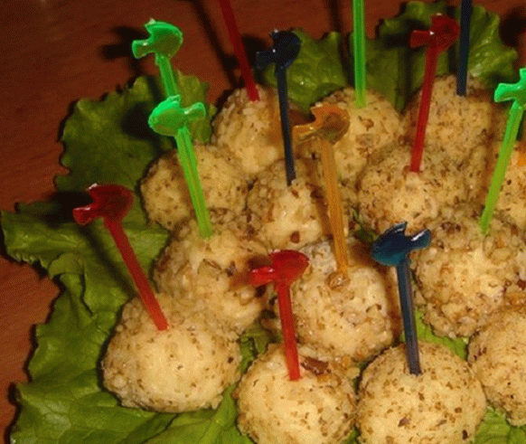 Surpresa de bolinhas de queijo