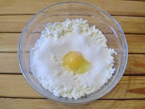 Panquecas de queijo do forno