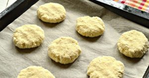 Panquecas de queijo do forno