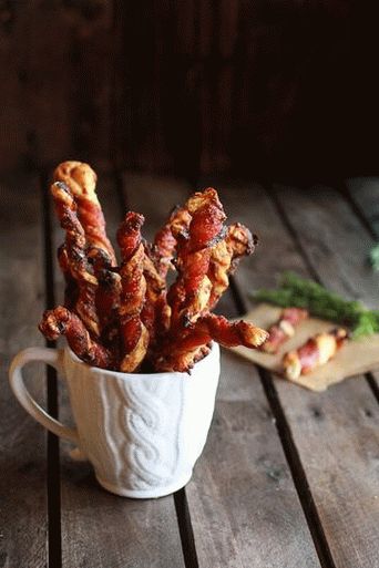 Photo Cheese e maple palhas de bacon
