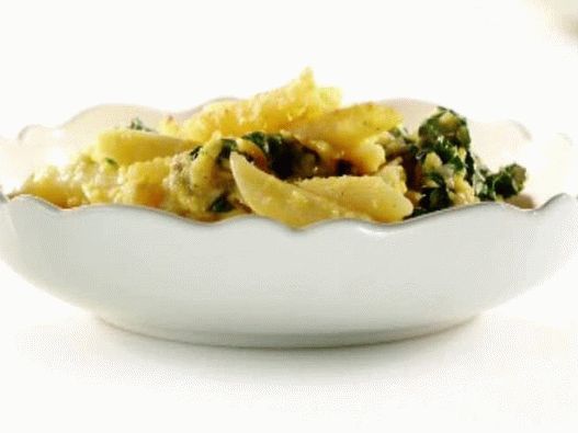 Foto Caçarola cremosa com macarrão e abóbora