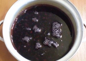 Sobremesa de groselha