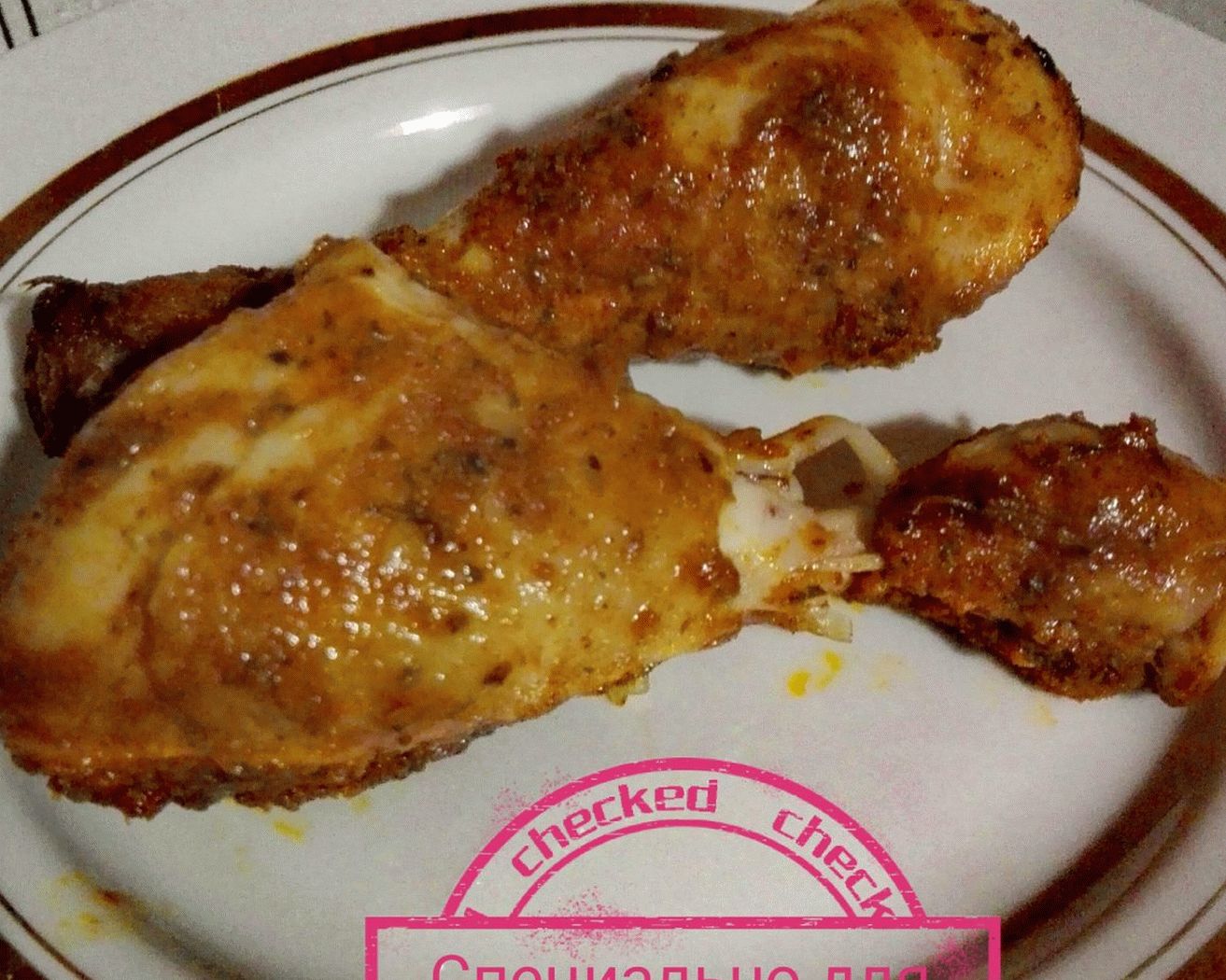 Pernas de frango suculentas