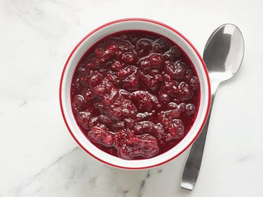 Foto molho de cranberry e pimenta