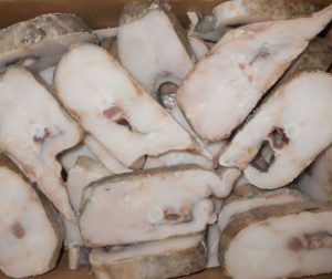 Bifes de bacalhau em creme de leite