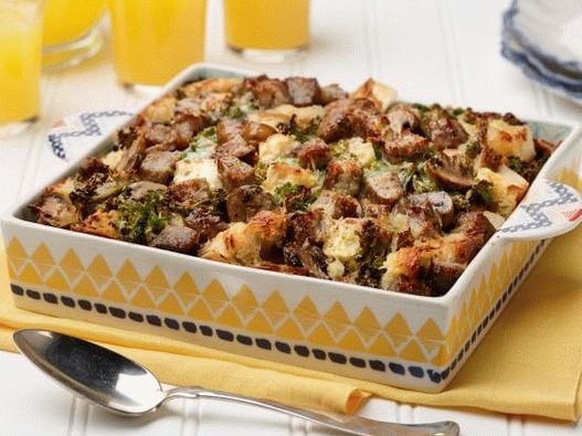 Photo Strata - caçarola com carne e couve