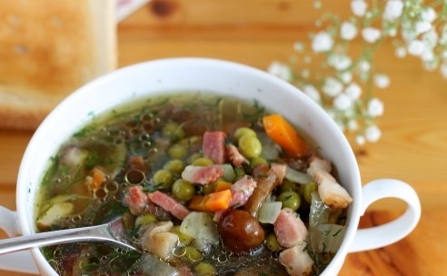 Sopa de cogumelo polonesa