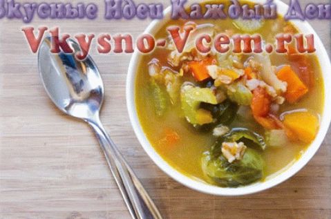 Sopa de couve de Bruxelas