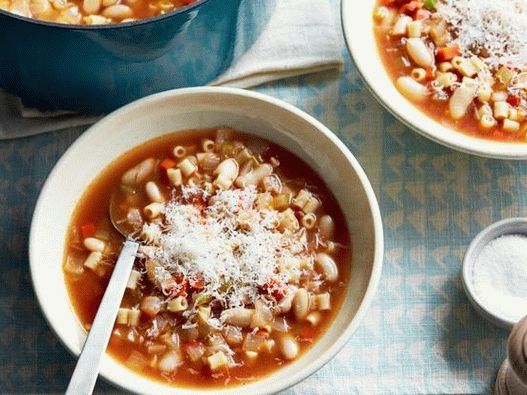 Sopa de feijão de foto (massa de Fajoli)