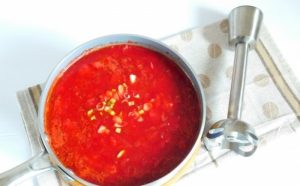 Sopa De Tomate De Beterraba