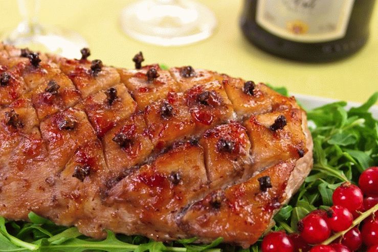 Carne de porco de férias