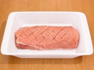 Carne de porco de férias