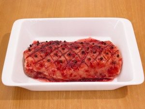 Carne de porco de férias