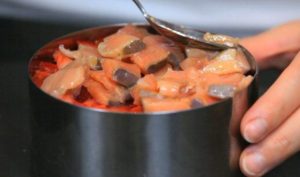 Tártaro de salmão