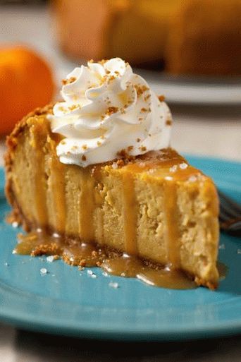 Foto de Cheesecake de Abóbora com Molho de Caramelo
