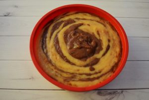 Zebra de torta de abóbora