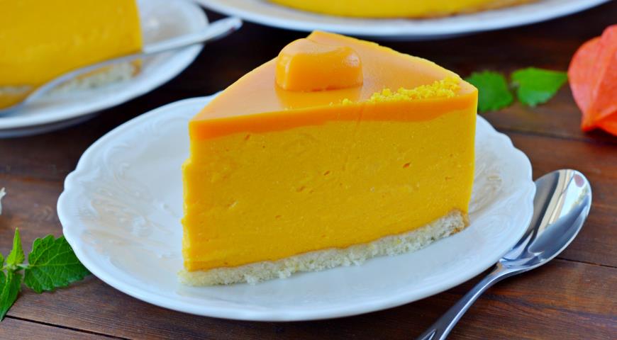 Bolo de mousse de abóbora