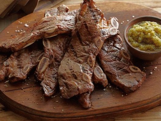 Foto de Tira de Asado: costelas de churrasco