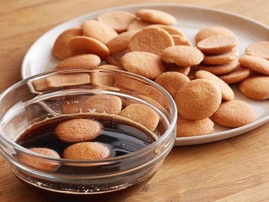 Dip cookies no café