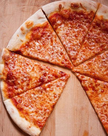 Foto pizza fina no estilo de Nova York
