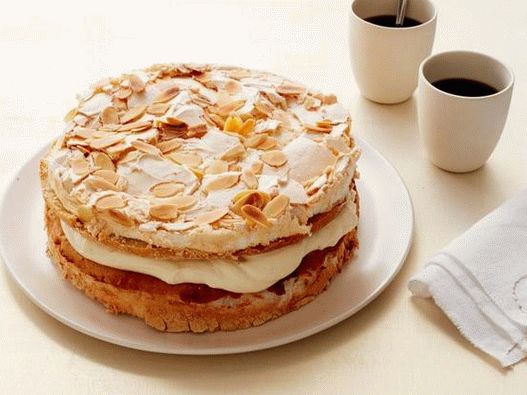 Bolo de merengue estilo ovo-dedo do pé