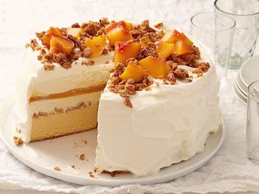 Bolo de sorvete de foto