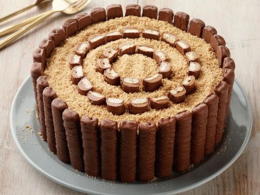 Bolo de fotos para os amantes Twix