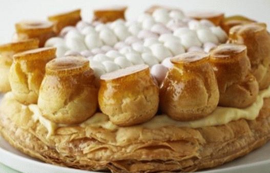Bolo de foto St. Honore - clássico