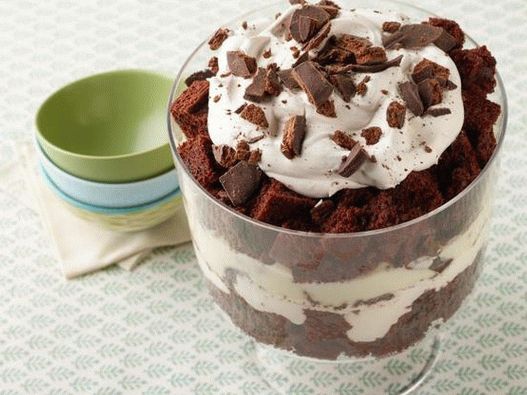 Foto de biscoito de menta com chocolate triplo