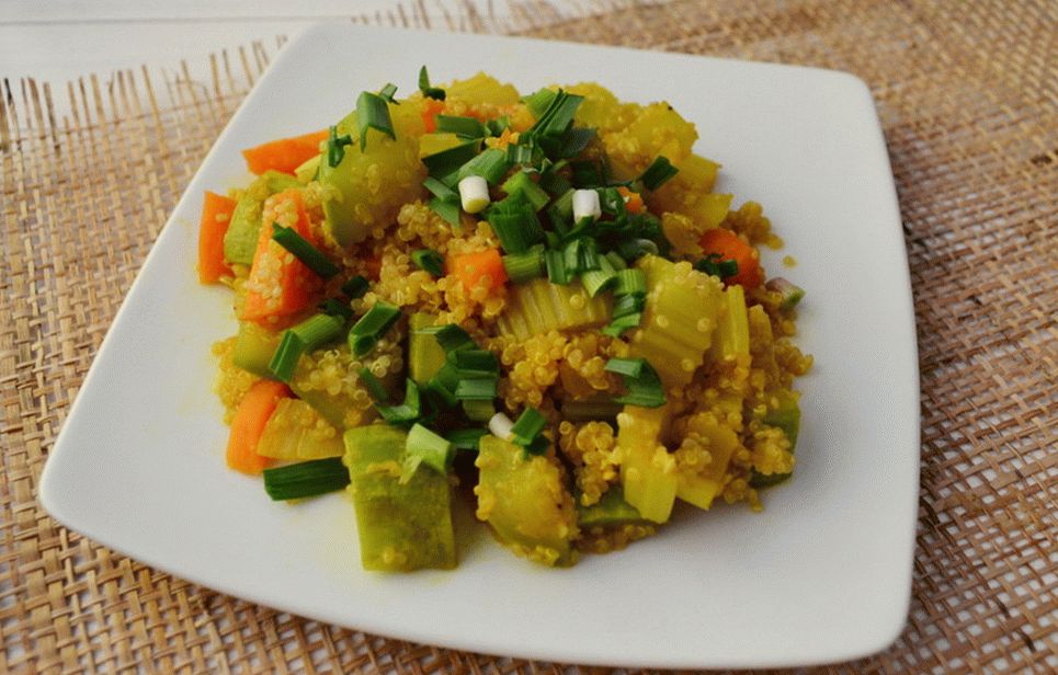 Legumes Cozinhados Quinoa