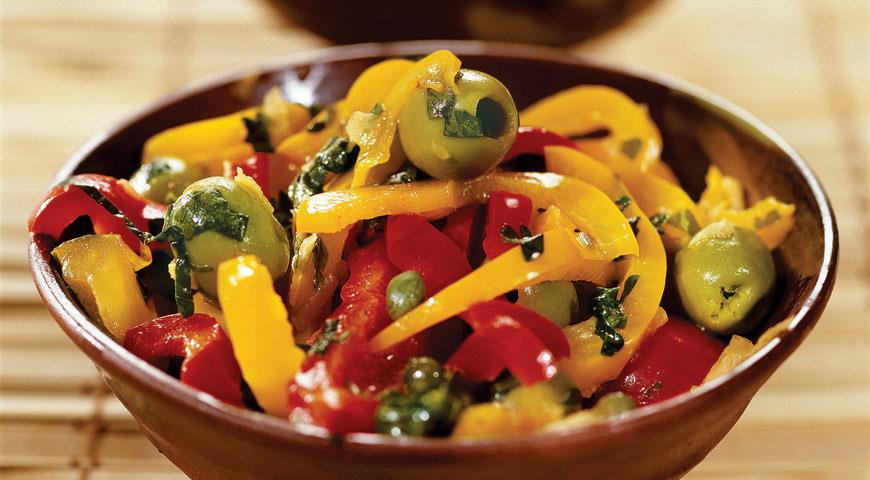 Pimentos cozidos