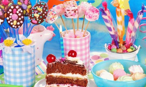 Decoração de mesa infantil - servindo idéias