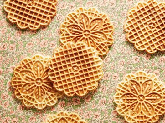 Cookies com waffles de fotos