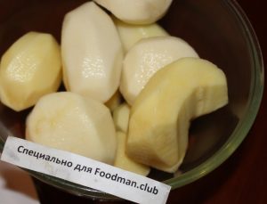 Bolinhos de massa com batatas