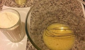 Bolinhos de massa com suluguni