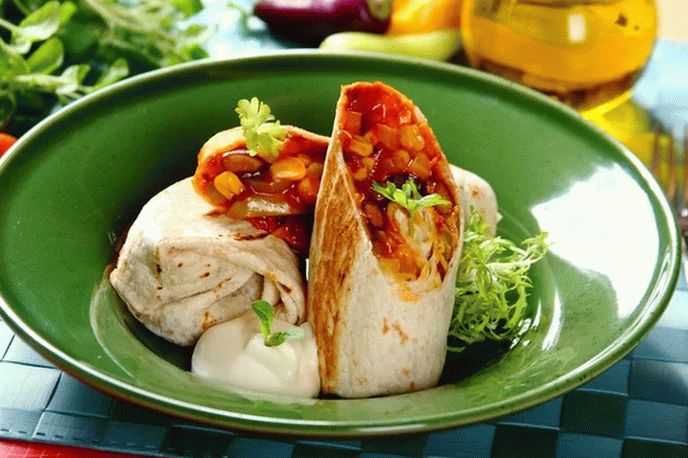 Burrito vegetariano