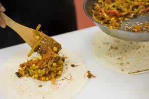 Burrito vegetariano