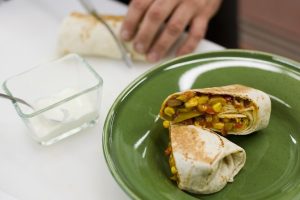 Burrito vegetariano