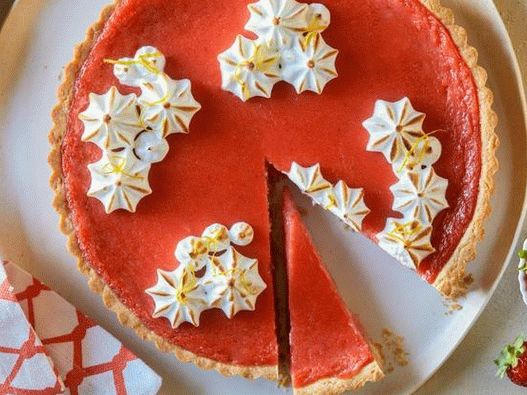 Torta de limonada rosa