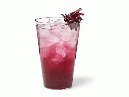 Foto Vodka com tônica com o gosto de hibisco e lima