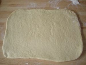 Caracol de torta de maçã