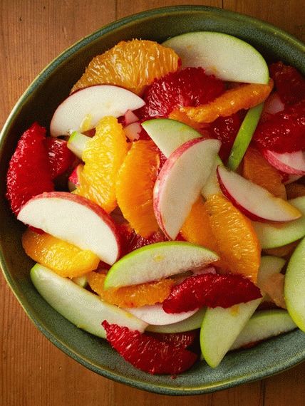 Foto maçã - salada de laranja