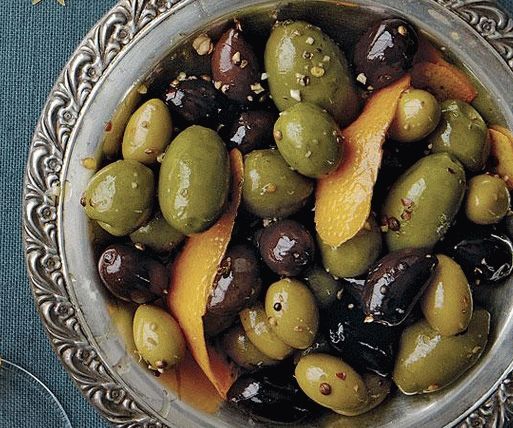 Photo Caramelized Olive Appetizer