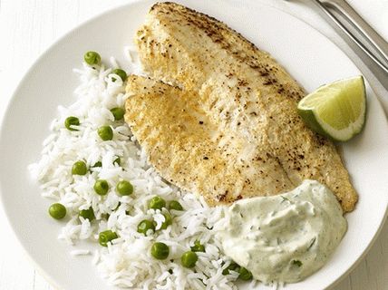 Foto Tilápia Assada com Masala e Arroz