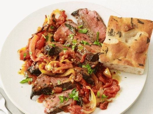 Bife com molho