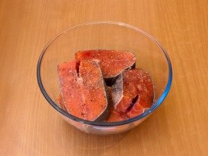Peixe vermelho frito