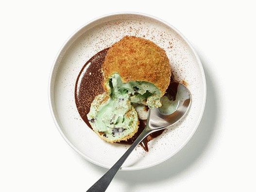 Foto de sorvete à milanesa frito