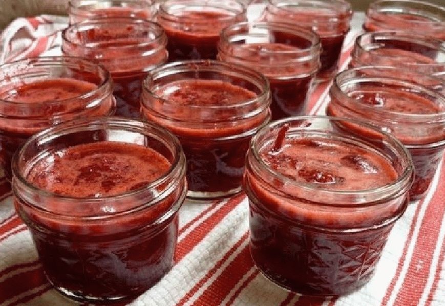 Geléia de cereja sem cozinhar